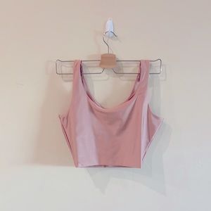 ReVamped Cropped Tank in pink, size XS